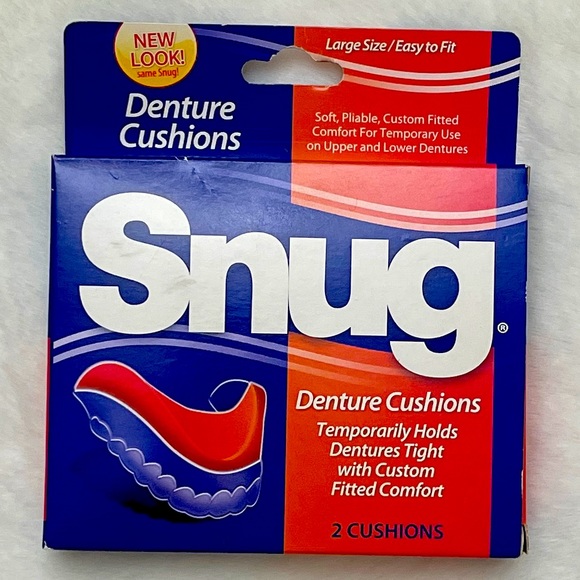 SNUG Denture Cushions Size Large 1 Box With 2 Cushions DISCONTINUED - Picture 1 of 2